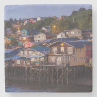 Casas palafitas, vista elevada