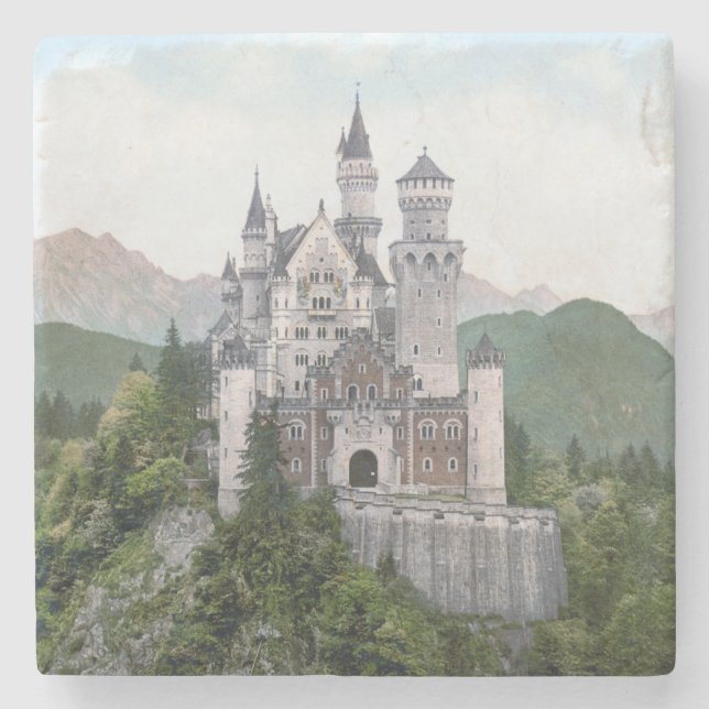 Porta-copo De Pedra Castelo alemão Fairytale (Frente)