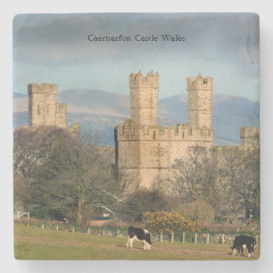 Porta-copo De Pedra Castelo de Caernarfon País de Gales.