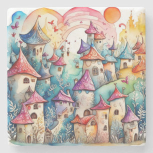 Porta-copo De Pedra Castelo mágico da Terra Fairyland