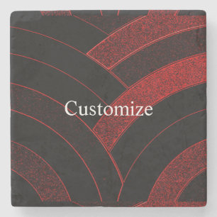 Porta-copo De Pedra Cavalos elegantes na moda modernos