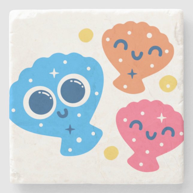 Porta-copo De Pedra Células espumantes (Frente)