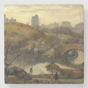 Porta-copo De Pedra Cena no Central Park (Nova Iorque, NY, EUA)