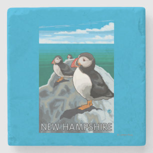 Porta-copo De Pedra Cena nova de HampshirePuffins