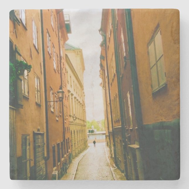 Porta-copo De Pedra Centro histórico antigo, Gamla Stan, Estocolmo, Su (Frente)