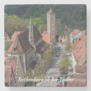 Porta-copo De Pedra Centro histórico de Rothenburg ob der Tauber visto