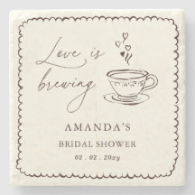 Chá de Noiva Café Simple Love is Brewing
