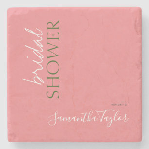 Porta-copo De Pedra Chamada de Caligrafia Chic Festa de Casamento Mini