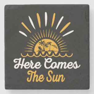 Porta-copo De Pedra Chega o Sol