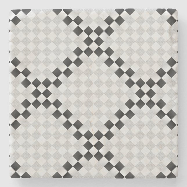 Porta-copo De Pedra Chess Pad de Kenneth Yoncich (Frente)