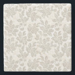 Porta-copo De Pedra Chic White Cream Floral Wedding<br><div class="desc">Chic White Cream Floral Wedding</div>