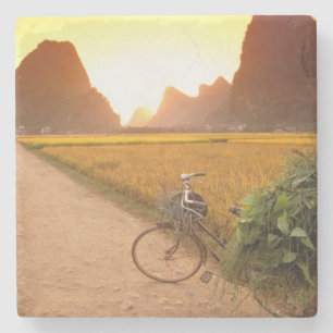 Porta-copo De Pedra China, Guangxi. Yangzhou, Bicicleta no campo