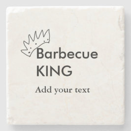 Porta-copo De Pedra Churrasco-churrasco adiciona nome texto homens pad