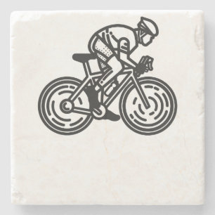 Porta-copo De Pedra ciclista de velocidade