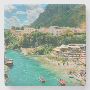 Porta-copo De Pedra Cidade de Mostar - Bósnia e Herzegovina