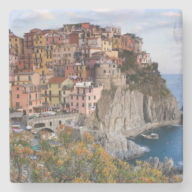 Porta-copo De Pedra Cinque Terre, Italia (Frente)