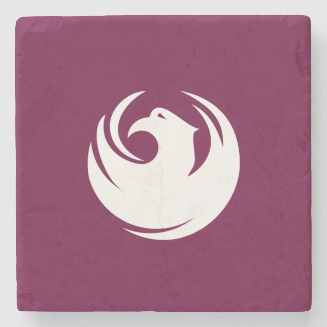 Porta-copo De Pedra City Flag of Phoenix (Arizona) (Frente)
