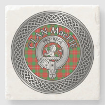 Clan MacFie Crest & Tartan Knot