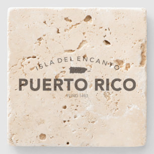 Porta-copo De Pedra Clássico Barware de Puerto Rico