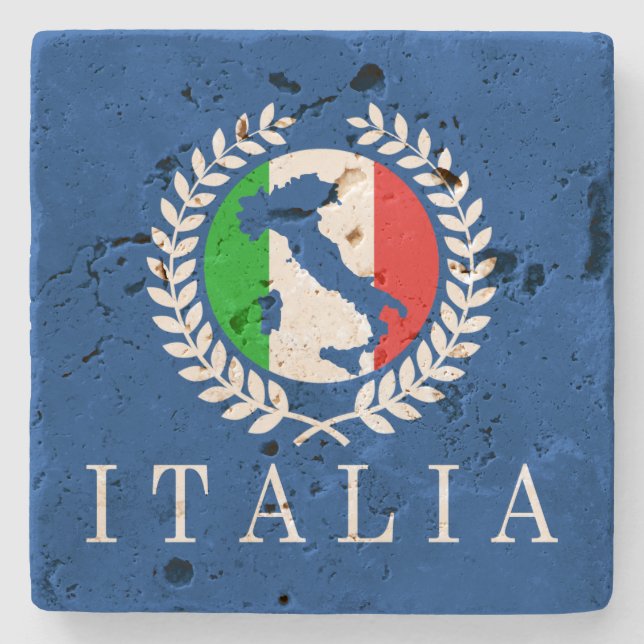 Porta-copo De Pedra Clássico Italiano (Frente)