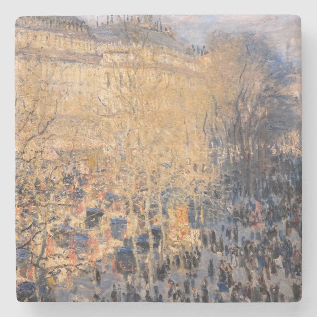 Porta-copo De Pedra Claude Monet - Boulevard des Capucines, Paris (Frente)
