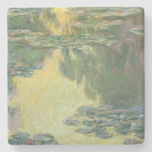 Porta-copo De Pedra Claude Monet Classic Painting, Waterlily (1907)