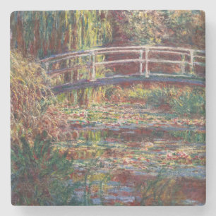 Porta-copo De Pedra Claude Monet - Lago de nenúfares, Harmonia Rosa