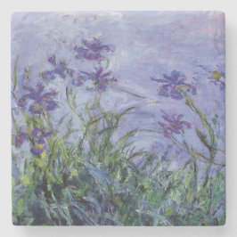 Porta-copo De Pedra Claude Monet Lilac Irises
