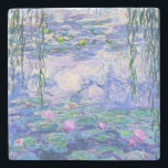 Porta-copo De Pedra Claude Monet Water Libera A Arte Impressionante Fr<br><div class="desc">Claude Monet Water Libera o Impressionista Francês Lírios de Água de Arte (ou Ninfas) é uma série de aproximadamente 250 pinturas de óleo pelo Impressionista Francês Claude Monet. As pinturas retratam o jardim floral de Monet em Giverny.</div>
