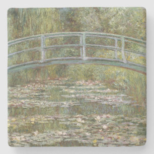 Porta-copo De Pedra Claude Monet Water Lily Pond (Ponte Japonesa)