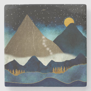 Porta-copo De Pedra Climas de montanha do ouro