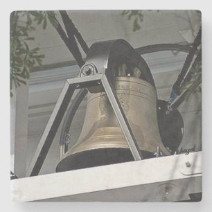 Porta-copo De Pedra Coaster. da pedra do mármore de Bell da vitória de