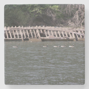 Porta-copo De Pedra Coasters Drink do Rio Sacramento