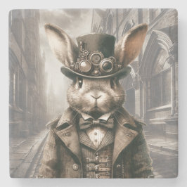 Porta-copo De Pedra Coelho Steampunk em Londres
