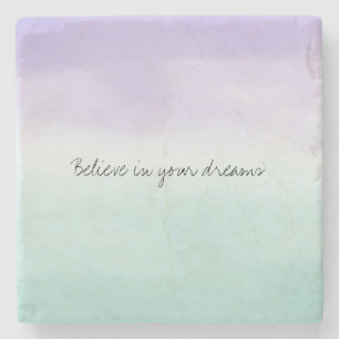 Porta-copo De Pedra Coloração d'água púrpura