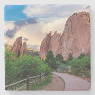 Porta-copo De Pedra Colorado South Gateway Morning Stone Coaster