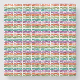 Porta-copo De Pedra Colorida Mama Gift Bag