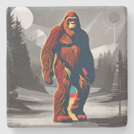 Porta-copo De Pedra Colorir Emerges Bigfoot Escondidos Não Mais
