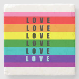 Porta-copo De Pedra Comemorar amor, orgulho e autenticidade