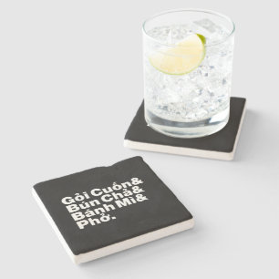 Porta-copo De Pedra Comida de Rua Vietnamita