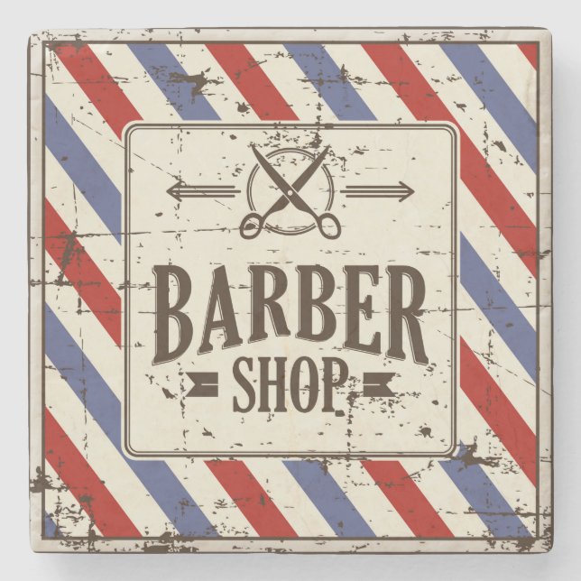 Porta-copo De Pedra Compro de Barras Simples Retroativo Clássico (Frente)