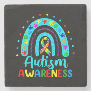 Porta-copo De Pedra Conscientização do Autismo