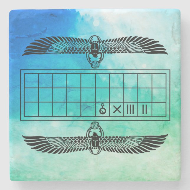 Porta-copo De Pedra Conselho antigo do Senado egípcio (Frente)