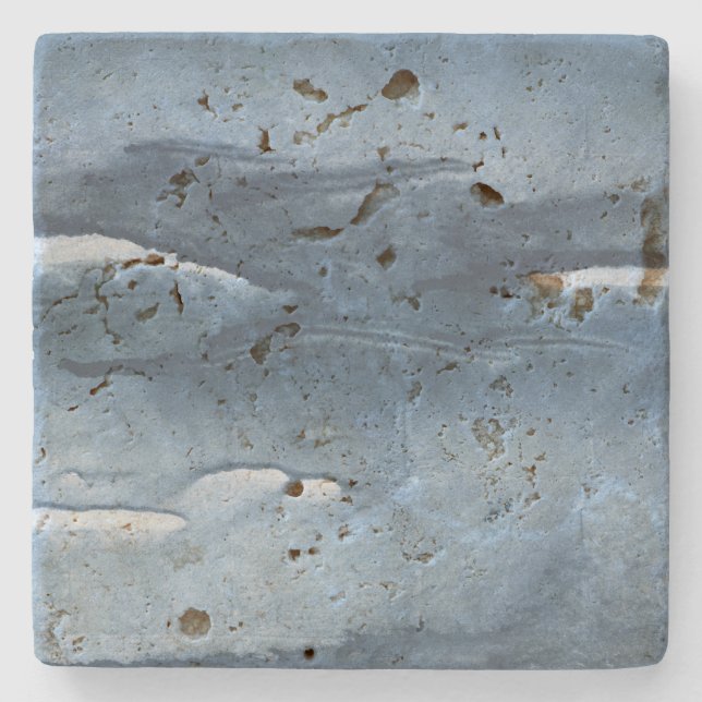 Porta-copo De Pedra Cor da água azul escura (Frente)