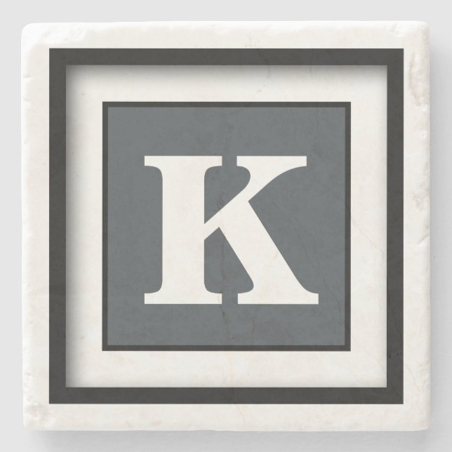 Porta-copo De Pedra Cor de Cheio Simples de Tabulação (Frente)