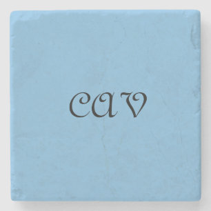 Porta-copo De Pedra Cornflower Blue