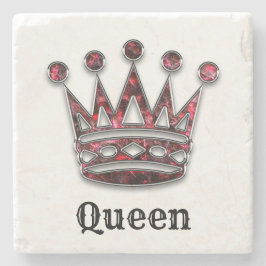 Porta-copo De Pedra Coroa Real Personalizada da Rainha