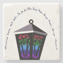 Coruja Lanterna Porta copos