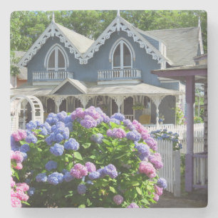 Porta-copo De Pedra Cottages e Hydrangeas - Martha's Vineyard