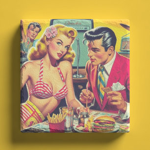 Porta-copo De Pedra Coulpe retrô de 1950